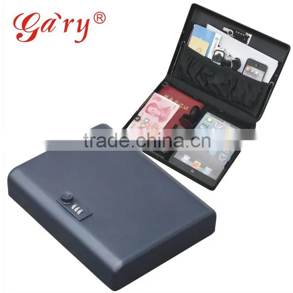 Wholesale - MC500 Microault Combination Mini Car Gun Pistol Portable Security Storage Steel Safe Box, Metal File Safe