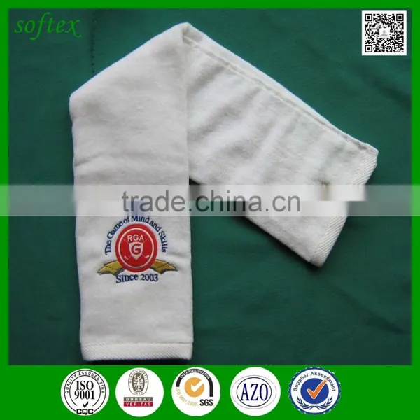 40x60cm 140g Age Group 100% Cotton Golf Towel Custom Logo With Embroidery photo-4