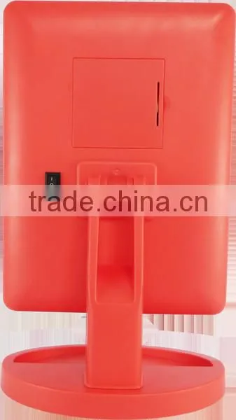 Touch Sensor Battery Operated Table Mirror With LED Light photo-5