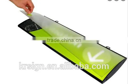 Ceiling Signs,hanging Ceiling Snap Frames, Curved Hanging Sign System photo-2