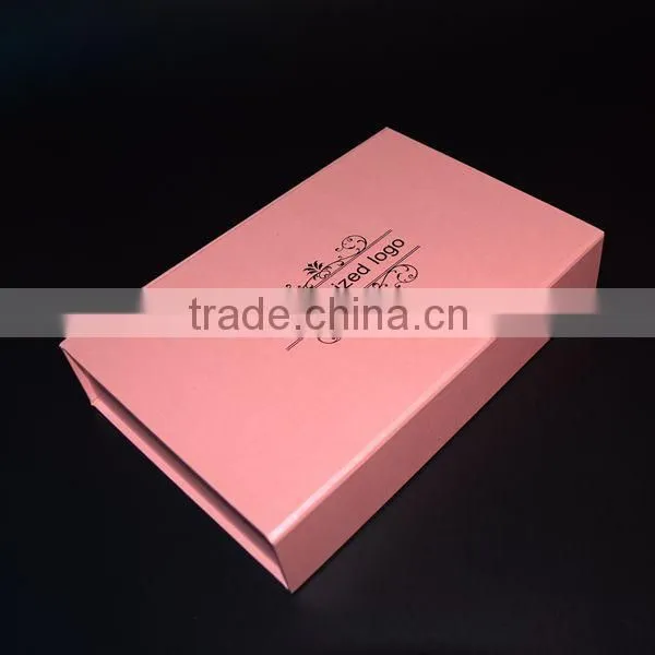 2016 Pink Magnetic Cosmetic Paper Packing Box With Shred Paper photo-5