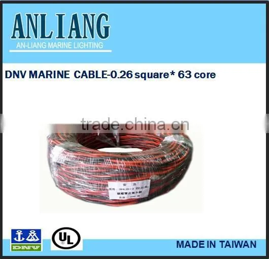 DNV/UL 2core 16.4mm PVC Coated Marine Enameled Copper Electrical Cable Wire photo-2