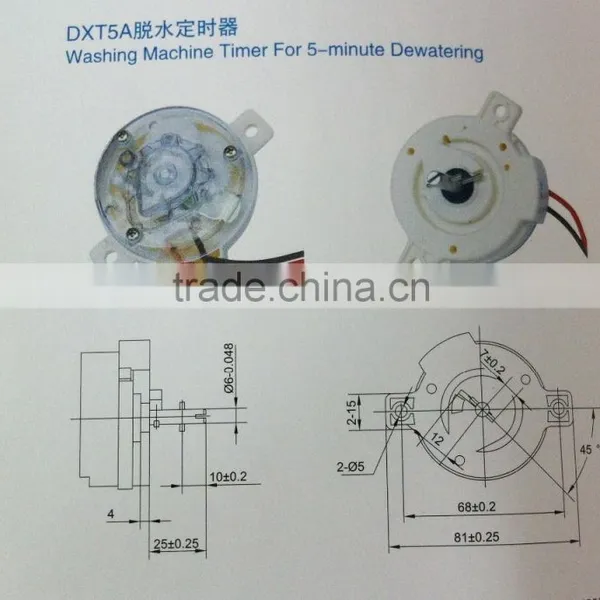 5-minute Spinning Timer Washing Machine Timer Dxt15 Washing Machine Accessories Dehydrator/ Clothes Dryer Timer 5 Minutes Washi photo-3