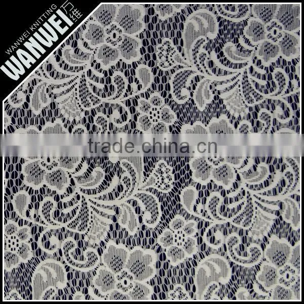 6 Discount Hot Sales High Quality Love Heart Sharp Fashion Coral Color Guipure Multi Color Lace Fabric for Dressing 7086