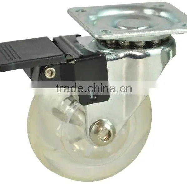 Swivel pu Caster for Furniture Leg Casters