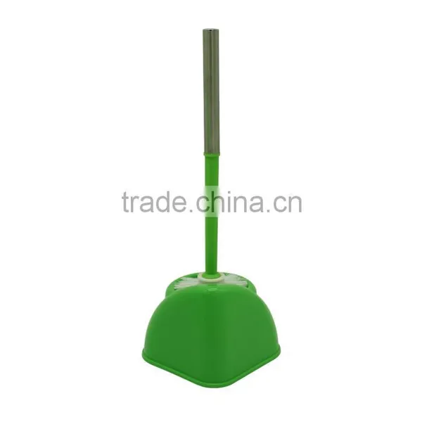 Cheap Plastic Removable Colored Corner Toilet Brush Set photo-2