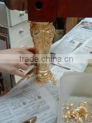 24k Genuine Gold Leaf 140g Loose Booklet 8cm*8cm 25leaves/booklet