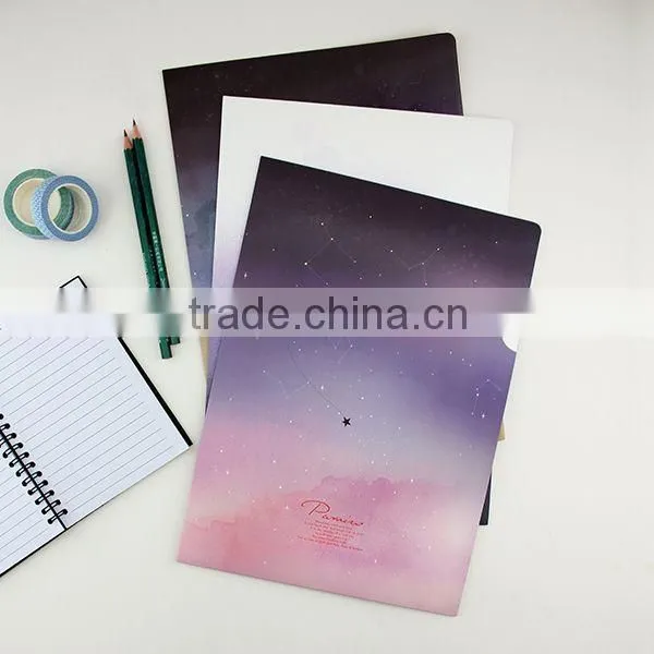 XG-50022 A4 Clear File Folder Document Holder Certificate Holder File Folder in Black Color Soft Plastic File Folder photo-3