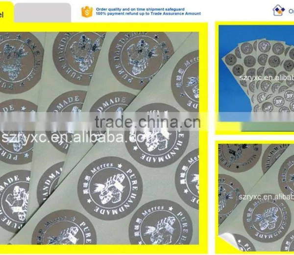 Custom Self Adhesive Label Sticker on Sheet