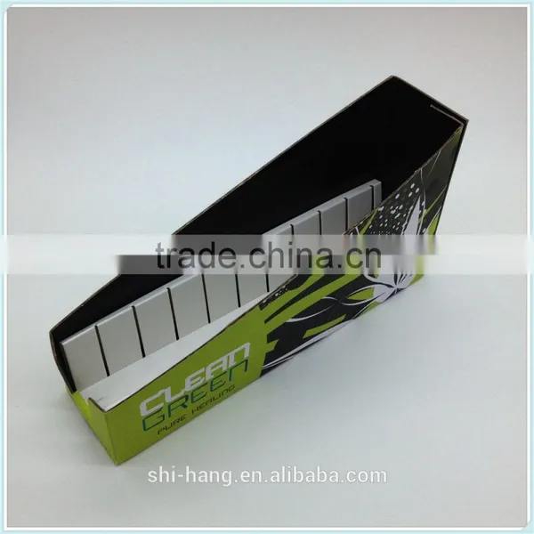 Color Printed Paper Counter Display Box With Paper Liner