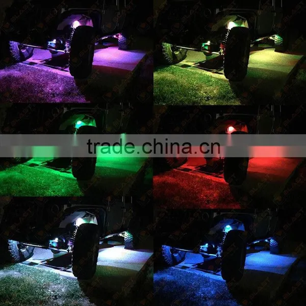 Hot Selling 4x Off-Road Jeep Truck LED Rock Underbody Light Trail Rig Waterproof Fender Lamp photo-2