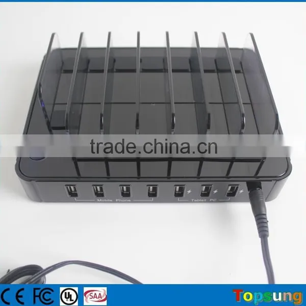 2016 New 7 Ports High Speed Usb Mobile Phone Charger for Smart Phone ul Approval photo-3