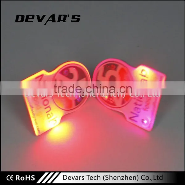 Promotional Customized Cheap Suit Custom Led Badge With Light photo-3