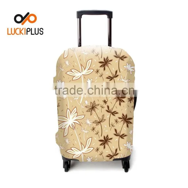 Luckiplus Spandex Fabric Trolley Case Cover Unique Technology Luggage Cover photo-4