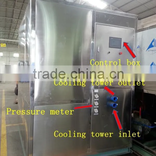 10Ton/day Water Cooled Best Industrial Ice Maker Plate Ice Machine photo-2
