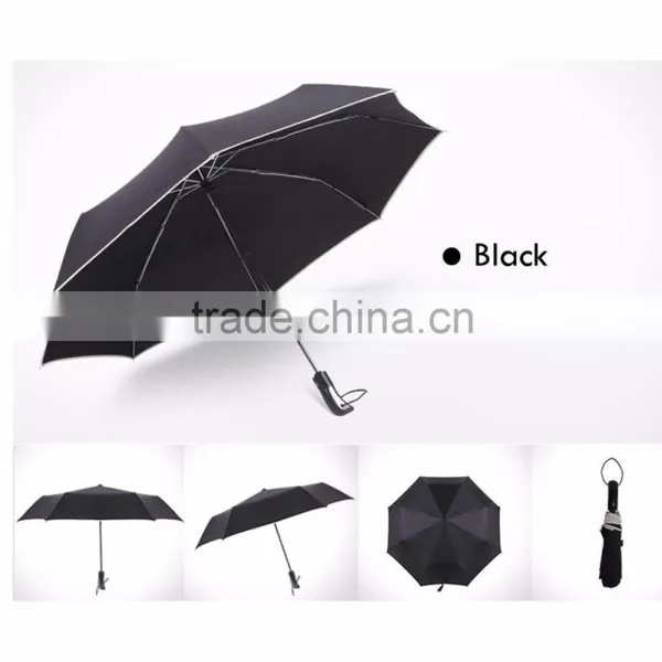42" Arc Automatic Open and Close Foldable Compact Umbrella photo-2