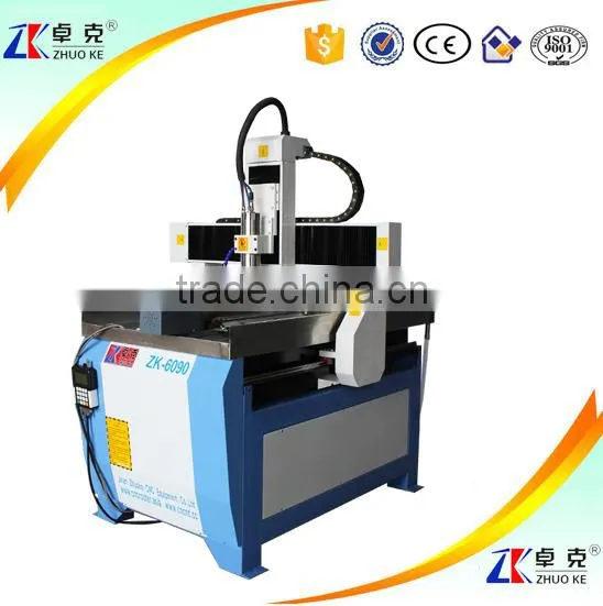 Discount Price YASKAWA Servo Motor 4 Axis Metal CNC Router Machine ZK-6090 With DSP Offline Controller 600*900MM photo-3