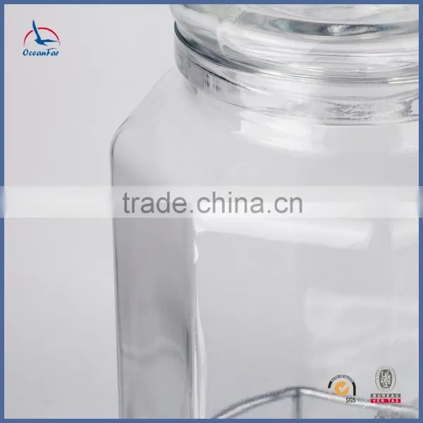 Recycled Glass Honey Dispenser Bulk Selling Glass Jar With Tap photo-4