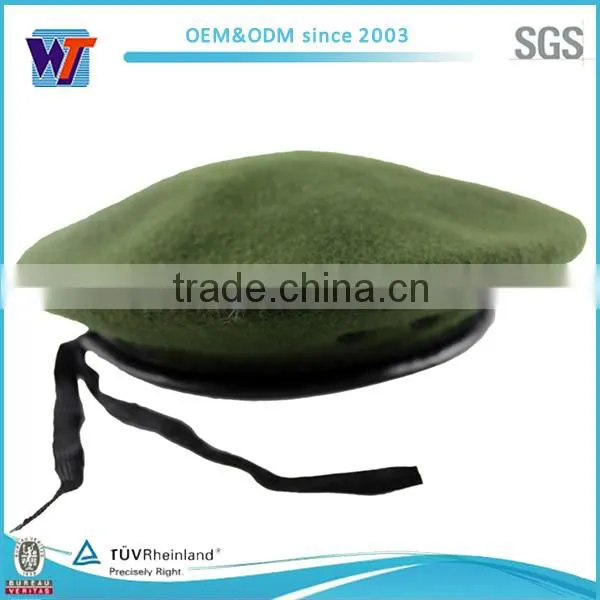 Sheepskin Winter Cap Cashmere Wool Felt Custom Made Indian Beret Cap
