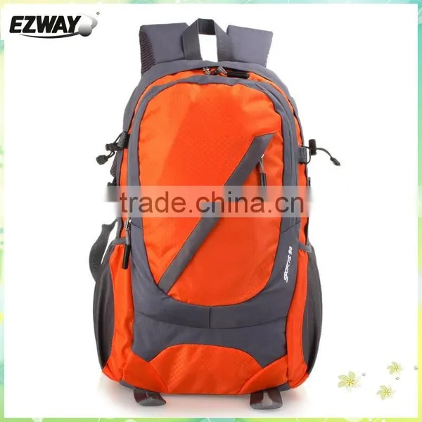 2015 Hot Sale Fashion Design Orange Color Hiking and Camping Packback Bag for Sale photo-2