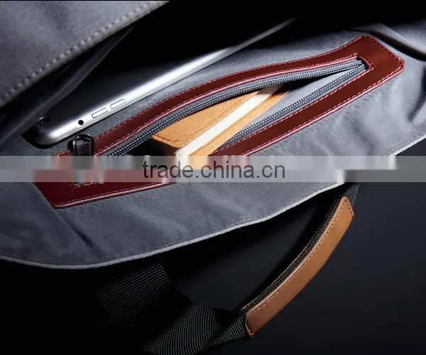 China Factory Customize 15.6" Black Laptop Shoulder Bag Business Messenger Handbag Briefcase For Dell photo-3
