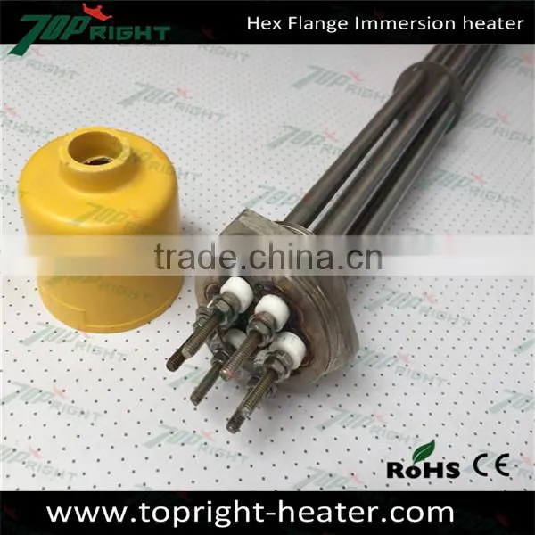 3kw Customized U Type SUS304 Electric Water Immersion Flange Heater and Flange Tubular Heater photo-5