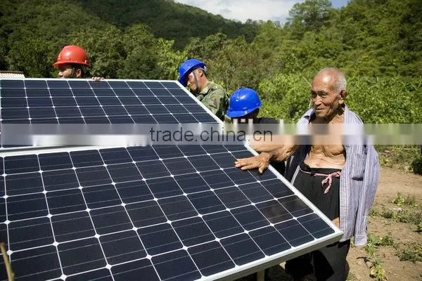 Solar Street LED Light Solar Panel 80W Solar Module 250W 300W Poly and Mono Solar Panel System PV Module Plant 1MW 3MW 5MW