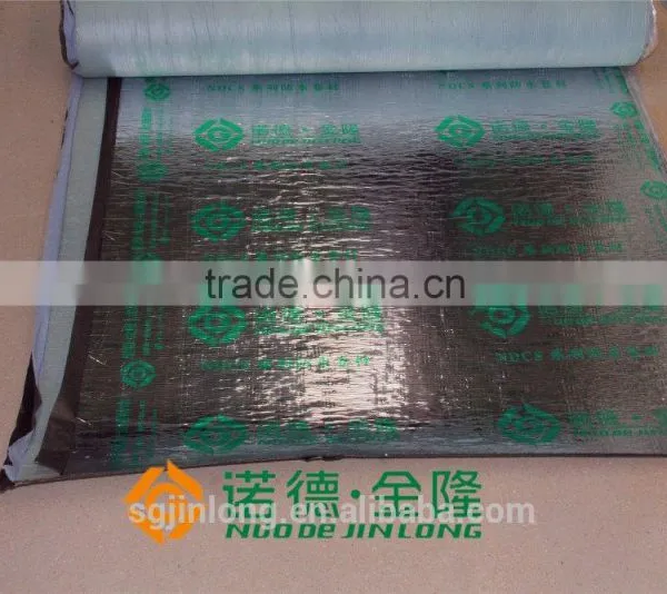 Aluminum Film Self-adhesive Bitumen Waterproof Membrane in Construction photo-4