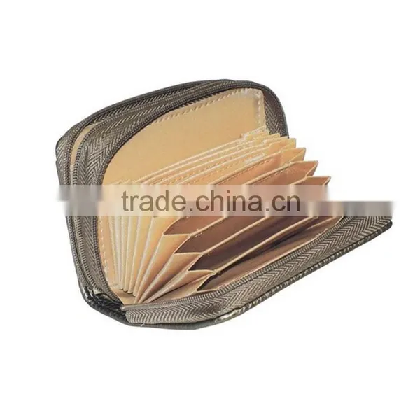 Womens Identity Safe Card Pebble Grain Wallet Fashion PU Leather Card Wallet photo-2