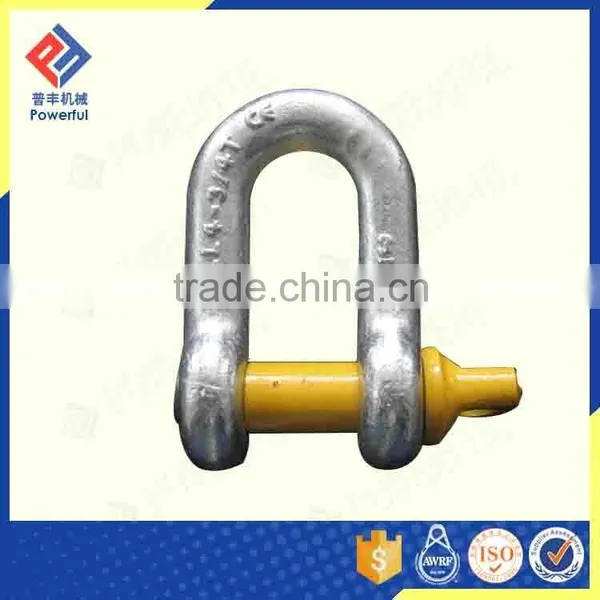 ZINC PLATED U.S. TYPE DROP FORGED BOLT TYPE ANCHOR SHACKLE photo-3