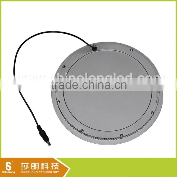 White Black Silver Colour Round Led Panel Light be Used to Home or Offices Lighting photo-3
