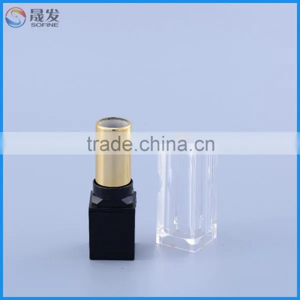 Sofine Popular Plastic Empty Lipstick Container With Transparent Lipstick Cap photo-2