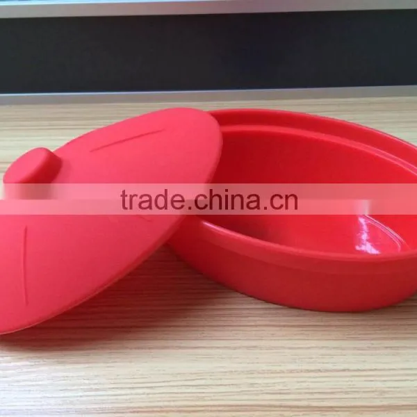 Cute Design FDA & LFGB Food Grade Silicone Steamer With Lid for Cooking photo-2