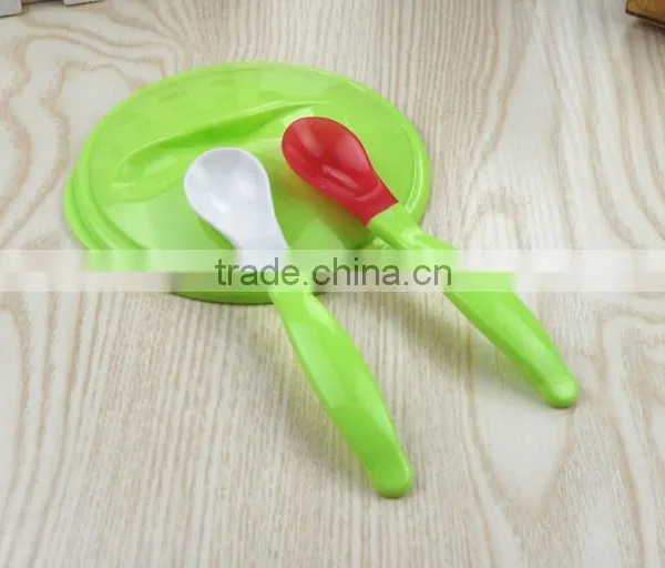 Baby Feeding Product Child Baby Training Bowl With Color Change Utensils photo-5
