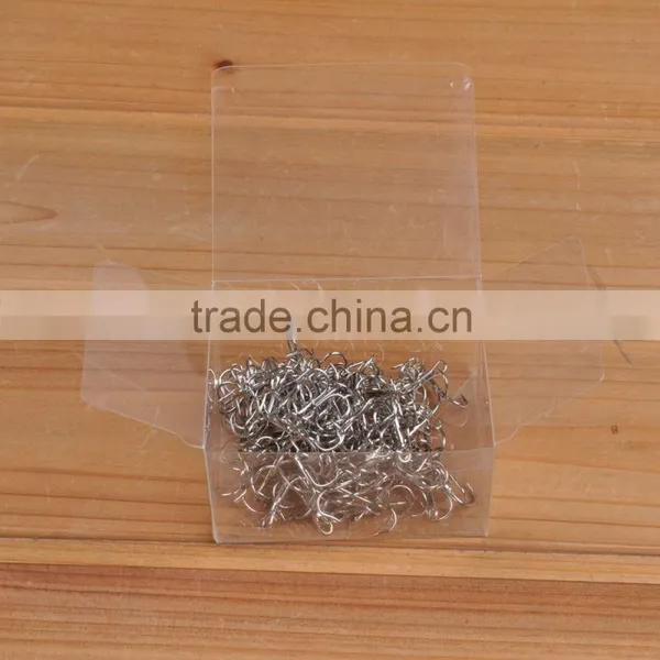 100pcs 8# Fishing Hook High Carbon Steel Treble Hooks Fishing Tackle