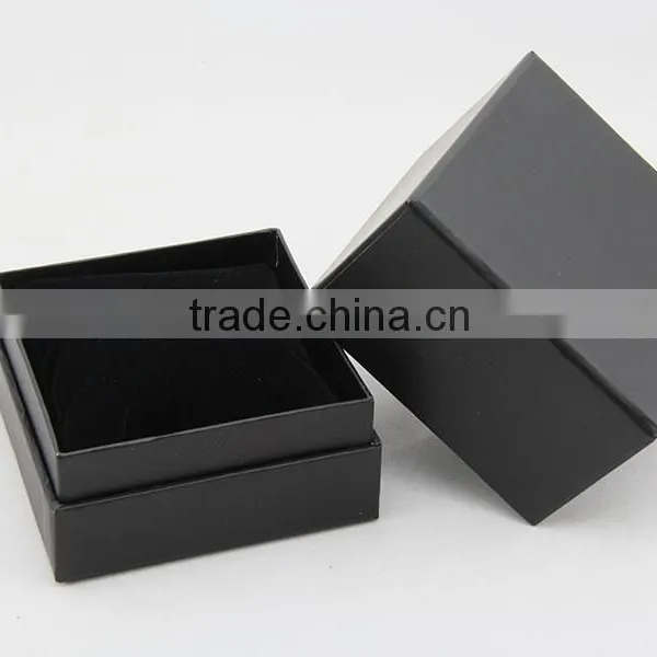 Cube Shape Luxury Black Watch Boxes WIth Pillow Cushion Inside photo-3