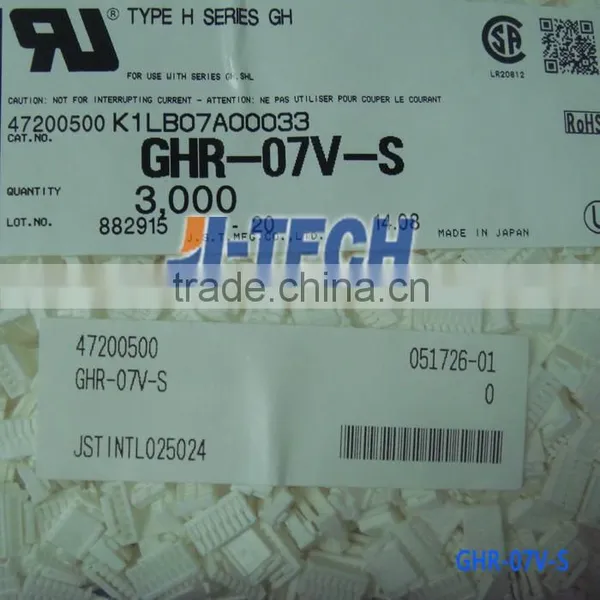 JST 1.25mm Pitch GH Series JST 7 Pin GHR-07V-S Housing Wire to Board Crimp Connector photo-3