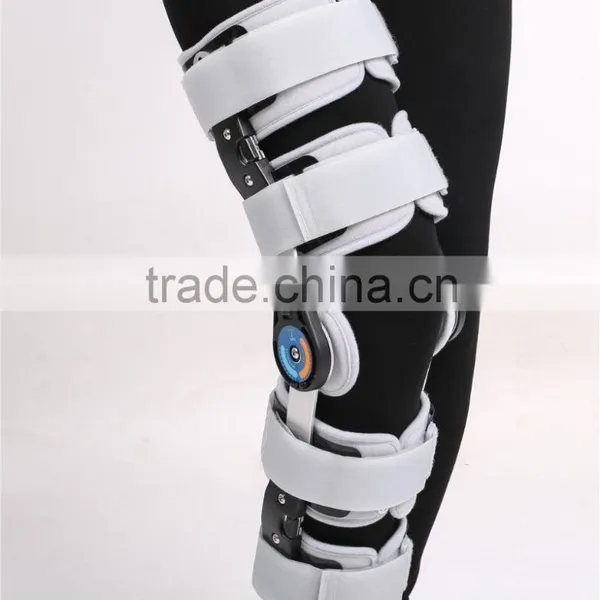 Adjustabe Knee Orthosis Hinged Rom Knee Brace