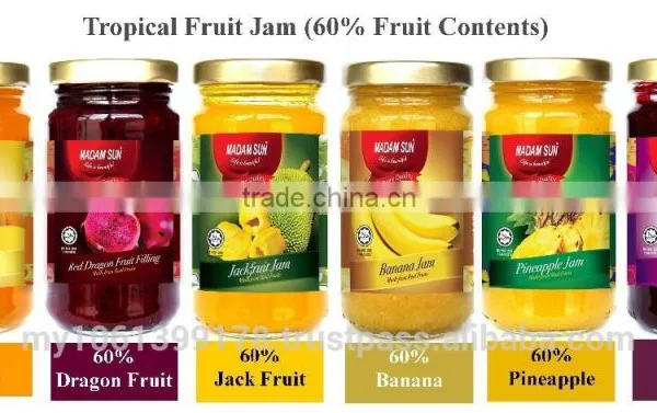 Tropical Fruit Jam With 60% Fruits Contents