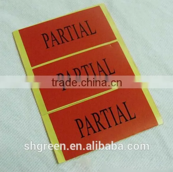 Smooth Surface Self-adhesive Paper Sticker for Instrument photo-3