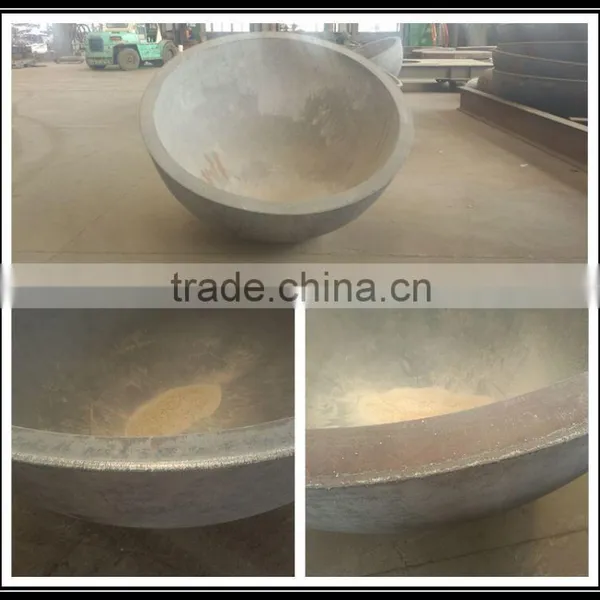 Pressed Carbon Steel Forged Hemispherical Tank Head Dome Caps photo-2