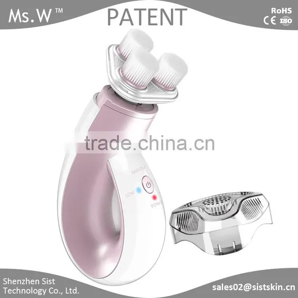 Waterproof Facial Cleansing Brush Machine, Rechargeable Sonic Facial Brush Massage For Exfoliating/face Cleansing Brush photo-4