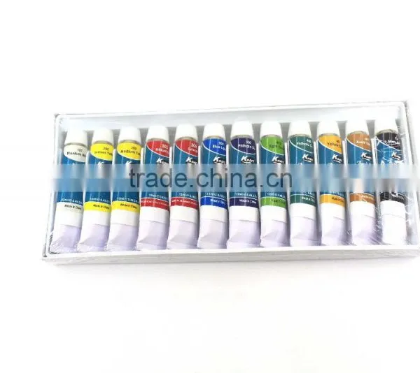 Artist Quality 12x12ml Acrylic Color Acrylic Paints Set photo-3