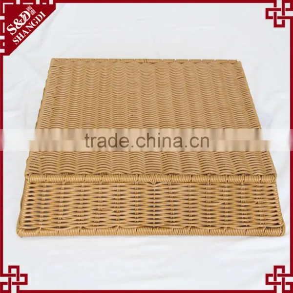 Wholesale Washable Supermarket Plastic Storage Basket for Fruit and Vegetable photo-3