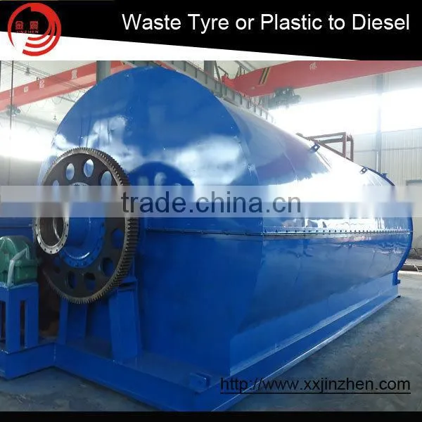 2016 New Design Waste Tyre Rubber Recycling Plant/ Tire Recycle Oil Pyrolysis Plant photo-2