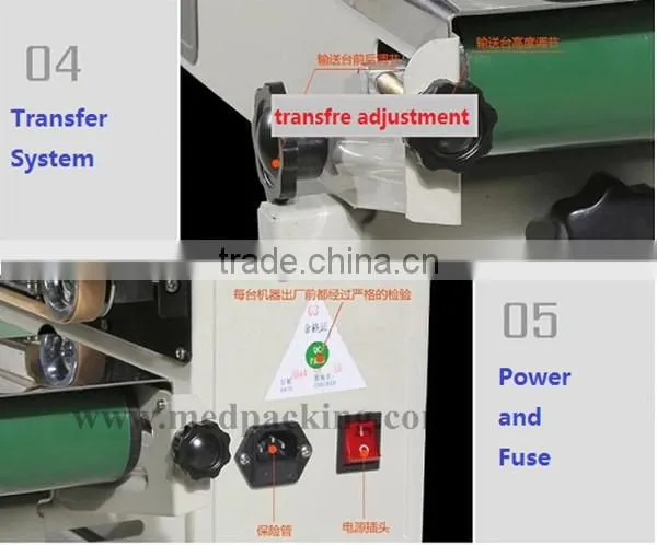 FRD-1000-C-type Ink Coding Continuous Sealer Bag Sealing Machine With Emergency Switch photo-4