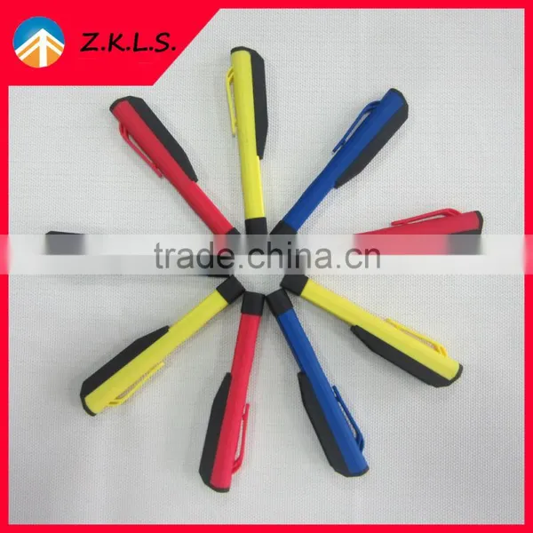 Colorful 6 LED Torch Rubber Print Light Pen photo-5