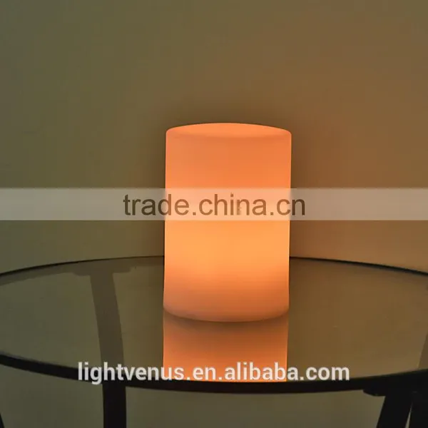 Party Use Cylinders Table Lamp Home Decor Lighting Color Changing USB Charge for Led Circular Column Lights photo-2