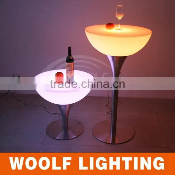 Fashional Bar Nightclub Round Glow LED Table photo-3