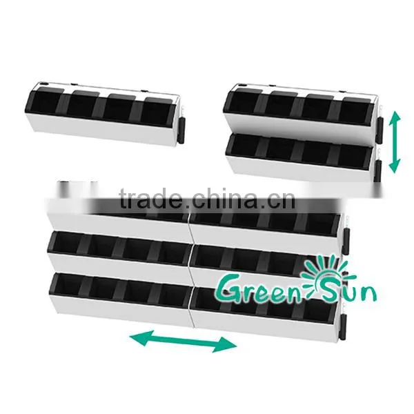 High Quality Vertical Garden Green Wall Module Artificial Hanging Wall for Plants Synthetic Grass Moss Turf Indoor Decor photo-5